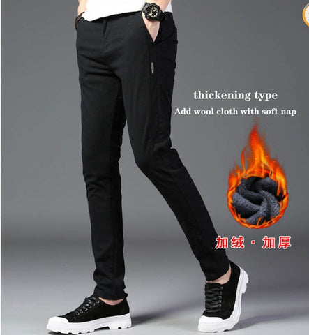 Brand Men Pants Casual Mens Business Male Trousers Classics Mid weight Straight Full Length Fashion breathing Pant