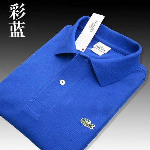 Men Summer Polo Shirt Brand Fashion Cotton Short Sleeve Polo Crocodile Shirts Male Solid Jersey Breathable Tops Tees