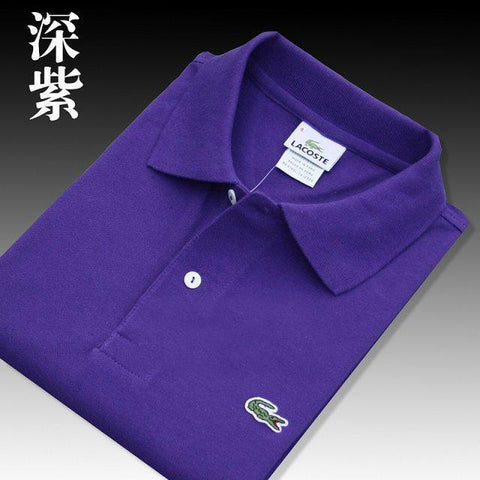 Men Summer Polo Shirt Brand Fashion Cotton Short Sleeve Polo Crocodile Shirts Male Solid Jersey Breathable Tops Tees