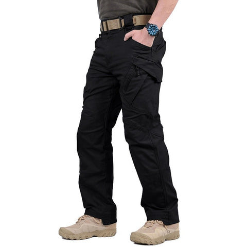 Military Tactical Pants Men Multi-pocket SWAT Combat Army Trousers Male IX9 Waterproof Wear Resistant Cargo Joggers Big Size 5XL