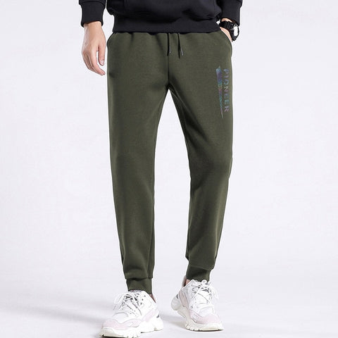 Pioneer Camp 2020 Spring New Jogger Pants Men 100%cotton Drawstring Comfortable Elastic Waist Sweatpants AZZ0107025