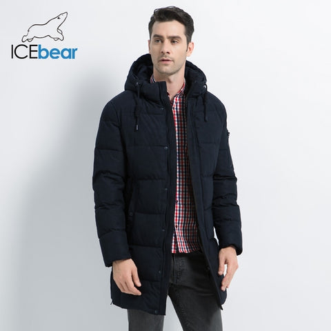 ICEbear 2019 New Winter Men's Jacket High Quality Men's Coat Thick Warm Male Cotton Clothing Brand Man Apparel MWD17933I