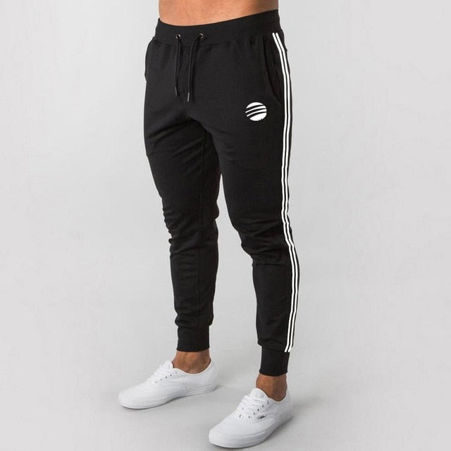 Men Jogger Pants New Fashion Sweatpants Men Fitness Bodybuilding Gyms Pants Male Runners Clothing Autumn Casual stripe Trousers