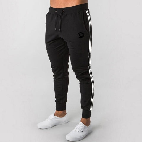 Men Jogger Pants New Fashion Sweatpants Men Fitness Bodybuilding Gyms Pants Male Runners Clothing Autumn Casual stripe Trousers