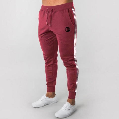 Men Jogger Pants New Fashion Sweatpants Men Fitness Bodybuilding Gyms Pants Male Runners Clothing Autumn Casual stripe Trousers