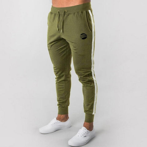 Men Jogger Pants New Fashion Sweatpants Men Fitness Bodybuilding Gyms Pants Male Runners Clothing Autumn Casual stripe Trousers