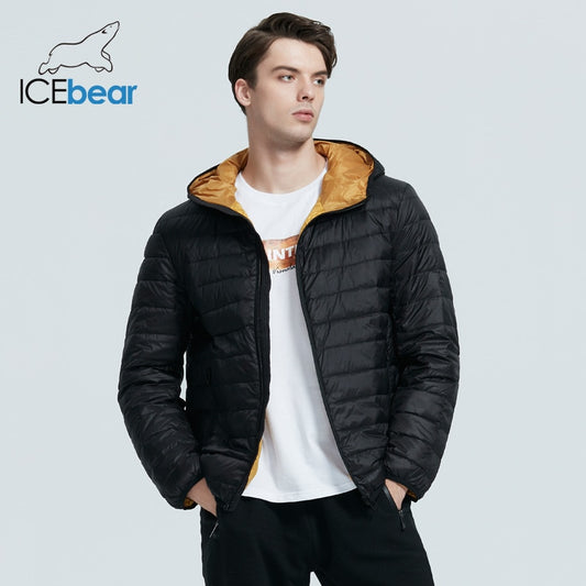 ICEbear 2020 New lightweight men's down coat stylish casual men jacket male hooded apparel  brand men clothing MWY19998D