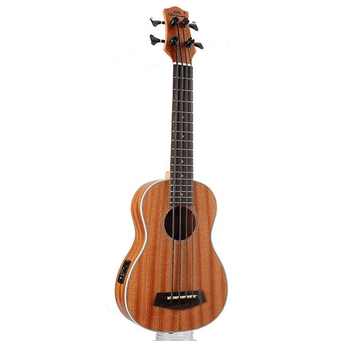 30 inch Mini Electrica Guitar Musical Instruments Full Sapele Retro Closed Knob Ukulele 4 strings Bass Guitar Guitarra UB-113