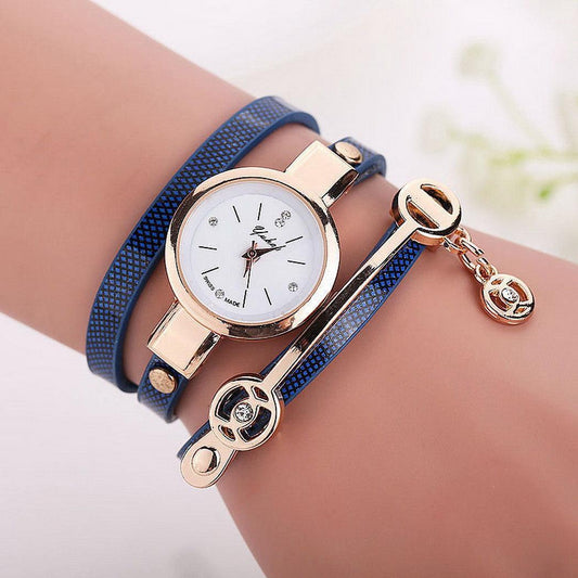 FANALA Watch Women Fashion Multi Layer Wristwatch Synthetic Leather Quartz Watches Women Bracelet relogio feminino reloj mujer