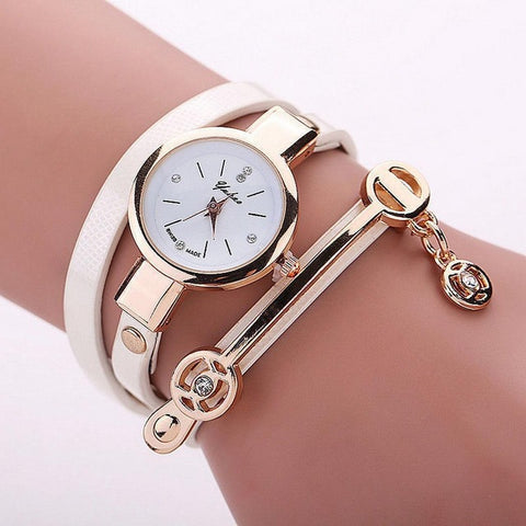 FANALA Watch Women Fashion Multi Layer Wristwatch Synthetic Leather Quartz Watches Women Bracelet relogio feminino reloj mujer