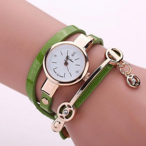 FANALA Watch Women Fashion Multi Layer Wristwatch Synthetic Leather Quartz Watches Women Bracelet relogio feminino reloj mujer