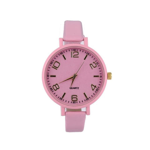 FANALA Women Watch Fashion Synthetic Leather Band Pointer Quartz Watches Women Analog Round relogio feminino reloj mujer