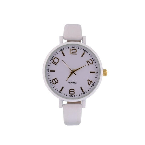 FANALA Women Watch Fashion Synthetic Leather Band Pointer Quartz Watches Women Analog Round relogio feminino reloj mujer