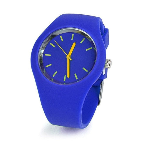 Sport Ultra-Thin Watch Women Band Analog Jelly Silicone Soft Quartz