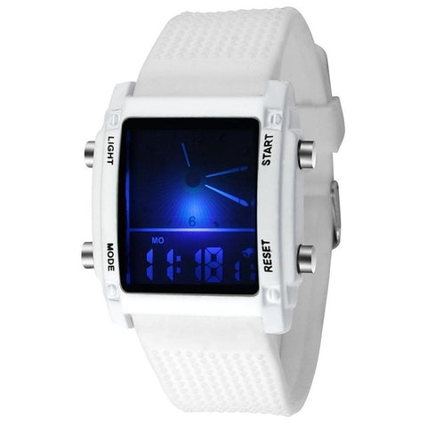 Luminous Watch Men Display Luminous Double Colorful Electronic Men Watches LED Sporting Watches relogio masculino