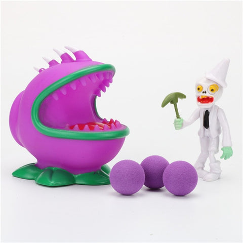 Plants vs Zombies Peashooter PVC Action Figure Model Toy Gifts Toys For Children High Quality  In OPP Bag