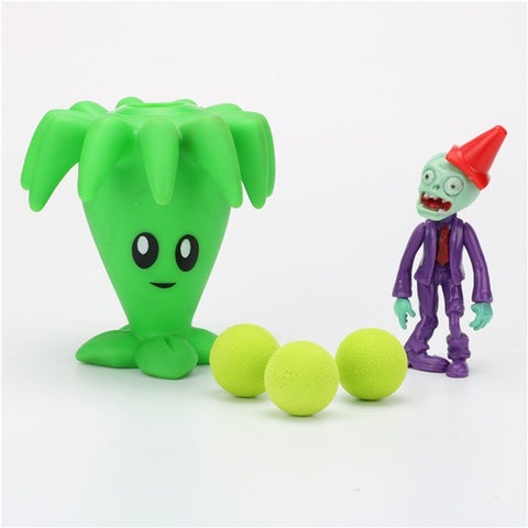 Plants vs Zombies Peashooter PVC Action Figure Model Toy Gifts Toys For Children High Quality  In OPP Bag