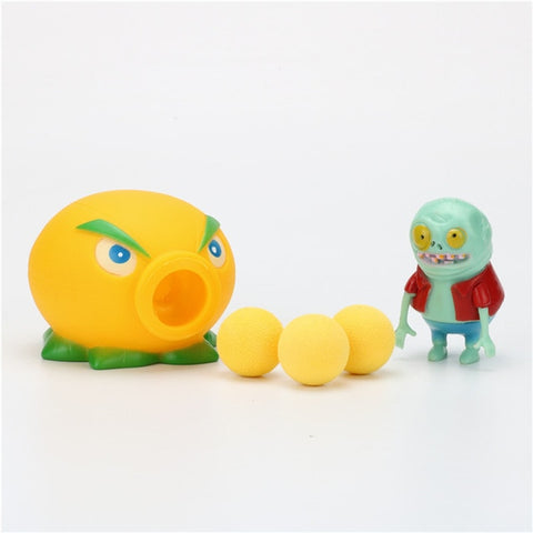 Plants vs Zombies Peashooter PVC Action Figure Model Toy Gifts Toys For Children High Quality  In OPP Bag