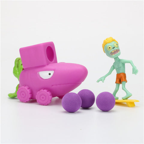 Plants vs Zombies Peashooter PVC Action Figure Model Toy Gifts Toys For Children High Quality  In OPP Bag