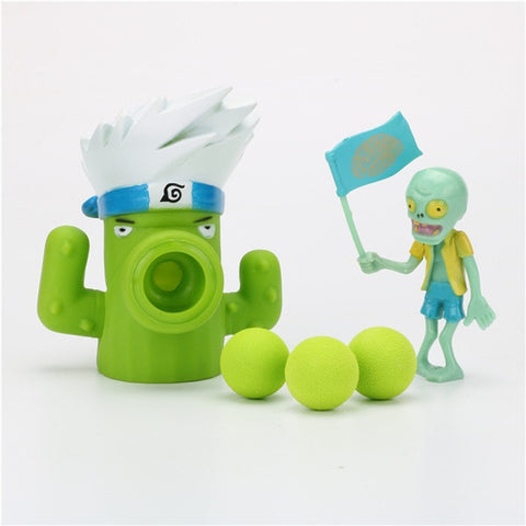 Plants vs Zombies Peashooter PVC Action Figure Model Toy Gifts Toys For Children High Quality  In OPP Bag