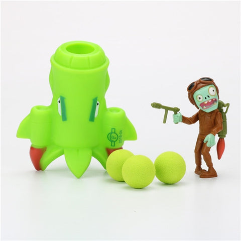 Plants vs Zombies Peashooter PVC Action Figure Model Toy Gifts Toys For Children High Quality  In OPP Bag