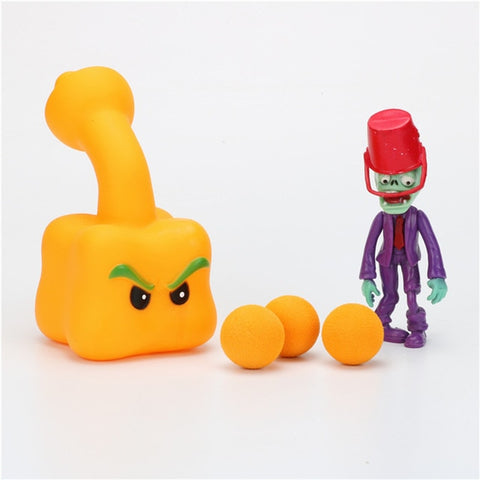 Plants vs Zombies Peashooter PVC Action Figure Model Toy Gifts Toys For Children High Quality  In OPP Bag