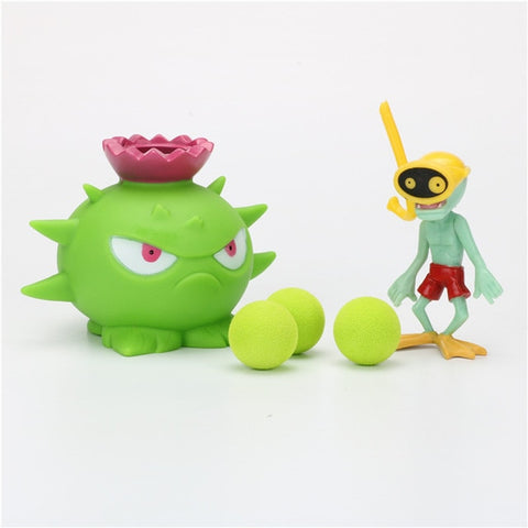 Plants vs Zombies Peashooter PVC Action Figure Model Toy Gifts Toys For Children High Quality  In OPP Bag