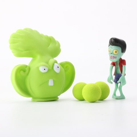 Plants vs Zombies Peashooter PVC Action Figure Model Toy Gifts Toys For Children High Quality  In OPP Bag