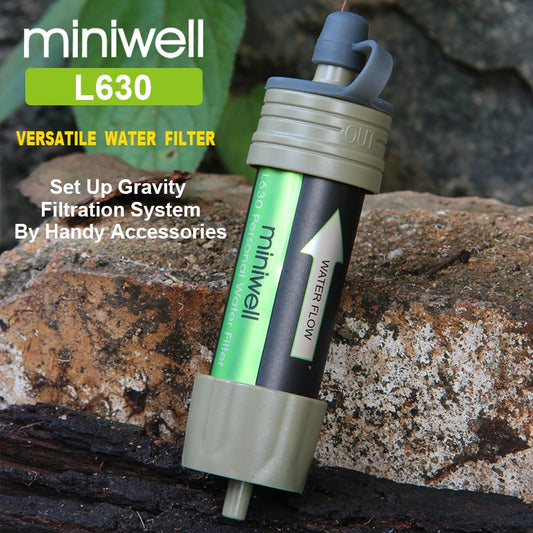 miniwell Outdoor Sport Personal Water Filter Good For Travel & Backpacking