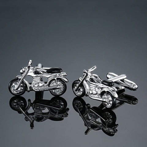 Factory direct sales motorcycles bicycles racing cars cufflinks Animal modeling men's French shirts cuff links wholesale