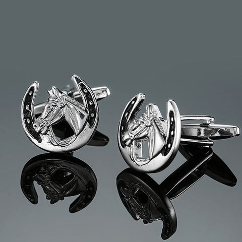 Factory direct sales motorcycles bicycles racing cars cufflinks Animal modeling men's French shirts cuff links wholesale