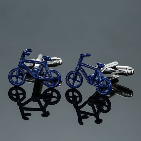 Factory direct sales motorcycles bicycles racing cars cufflinks Animal modeling men's French shirts cuff links wholesale