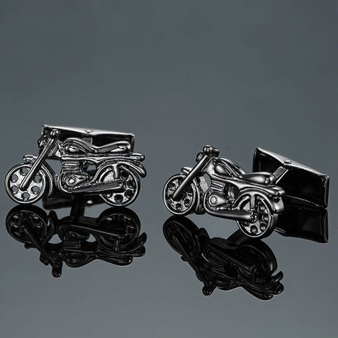 Factory direct sales motorcycles bicycles racing cars cufflinks Animal modeling men's French shirts cuff links wholesale