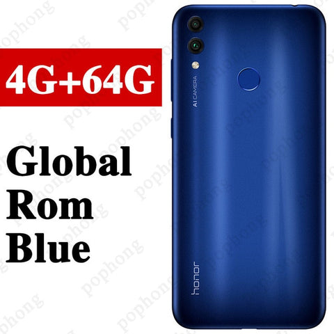 Global Firmware Huawei Honor 8C Octa Core Smartphone 6.26''Full Screen HD+1520x720 Qual-comm  4000Mah 3 Cards VoLTE