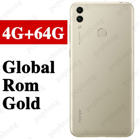 Global Firmware Huawei Honor 8C Octa Core Smartphone 6.26''Full Screen HD+1520x720 Qual-comm  4000Mah 3 Cards VoLTE