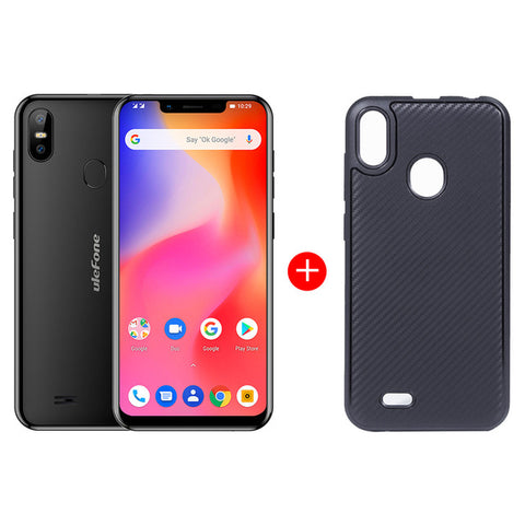 Ulefone S10 Pro Mobile Phone Android 8.1 5.7 inch 19:9 MT6739 Quad Core 2GB RAM 16GB ROM 13MP+5MP Face Unlock 4G Smartphone