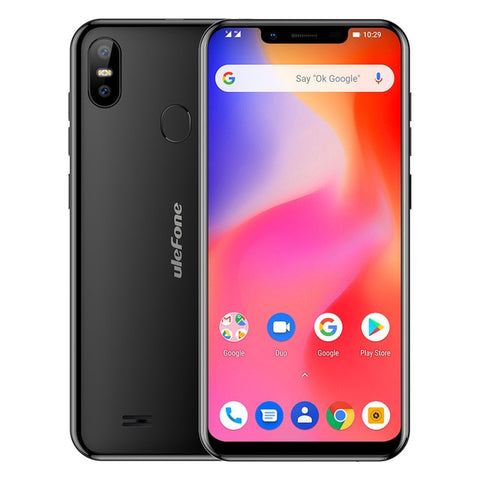 Ulefone S10 Pro Mobile Phone Android 8.1 5.7 inch 19:9 MT6739 Quad Core 2GB RAM 16GB ROM 13MP+5MP Face Unlock 4G Smartphone