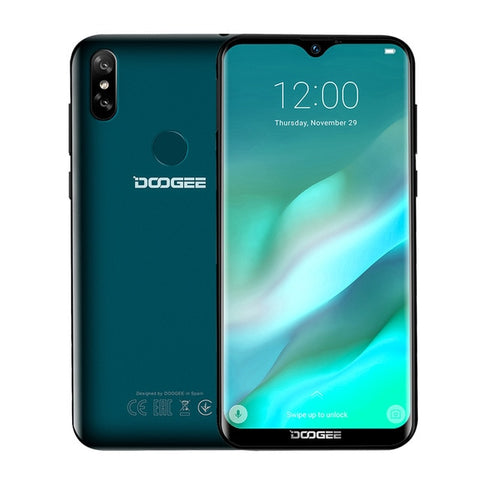 DOOGEE Y8 6.1 inch Waterdrop Screen Smartphone 3GB 16GB 8MP+5MP Face ID Android 9.0 MTK6739 Quad-Core 3400mAh 4G LTE cellphone